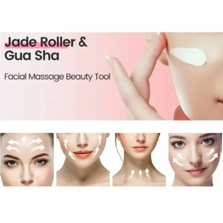 2-Pack Natural Resin Face And Body Skin Care Roller Gua Sha Massager